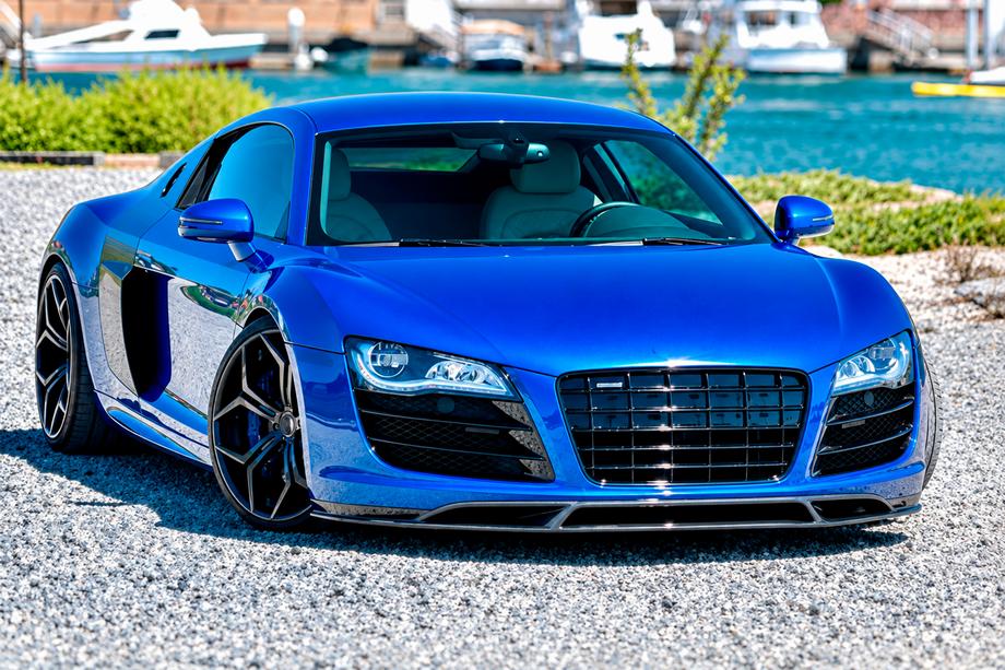 Audi R8 2006–2015 Priekšējā bampera lūpa (Oglekļa šķiedra) Image