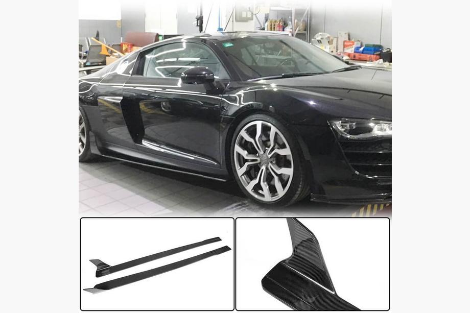 Audi R8 2006–2015 Sliekšņu uzlikas (Oglekļa šķiedra) Image