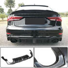 Audi A3 2012–2020 Aizmugurējā bufera difuzors (oglekļa šķiedra) (ar LED bremžu lukturi) V2 foto 1