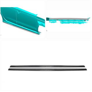 Karbona sānu sliekšņi (RS6 Avant 2013-2016) foto 2