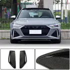 Audi A6 C8 2018–2025 Priekšējā bufera lūpa (RS6, oglekļa šķiedra) foto 1