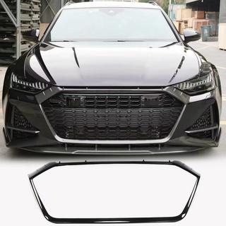 Radiatora režģa apmale (RS6, oglekļa šķiedra) Audi A6 C8 2018–2025 foto 1