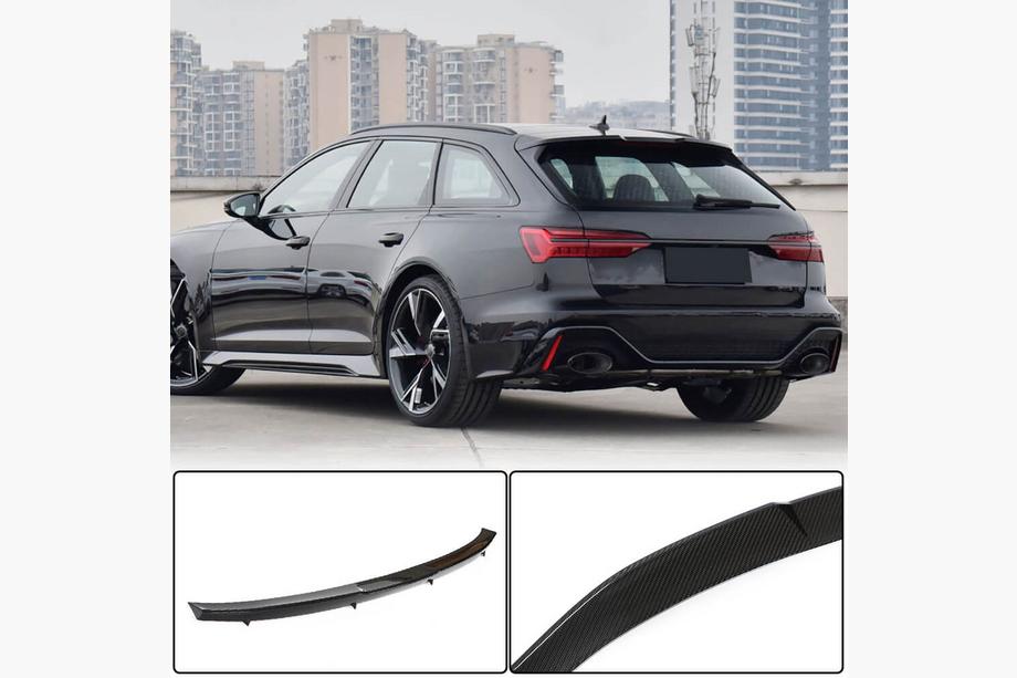 Audi A6 C8 2018–2025 V3 spoileris (Avant, oglekļa šķiedra) Image