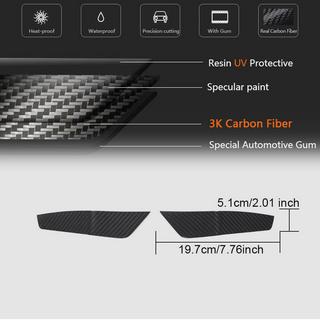 Priekšējā bampera gaisa ieplūžu uzlikas V2 (RS7 2018-2022, Dry Carbon) foto 4