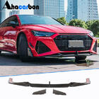 Audi A7 2018– Priekšējā bampera lūpa (lip spoileris) Lip V2 (RS7, sausais karbons) foto 1