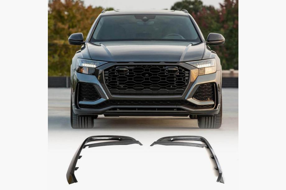 Audi Q8 2018– Oglekļa šķiedras miglas lukturu uzlikas Image