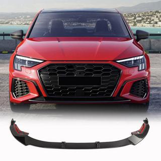 Priekšējā bampera lūpa Lip (S-Line Sedan 2020-2023, oglekļa šķiedra) foto 1
