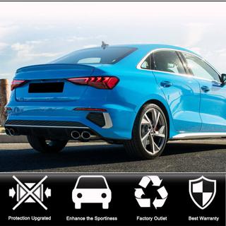 Aizmugurējā bampera difuzors V1 (S-Line Sedan 2020-2023, oglekļa šķiedra) foto 2