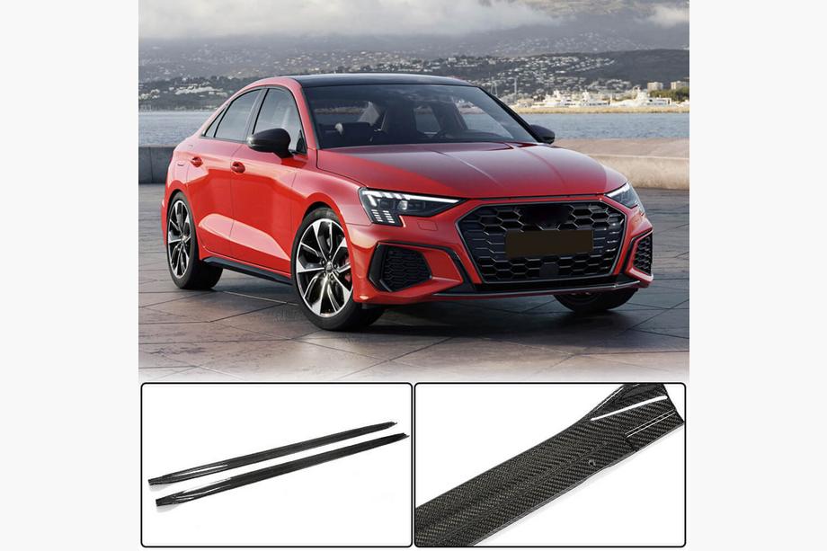 Audi A3 2020– Sānu sliekšņi (S3 Sedan, oglekļa šķiedra) Image
