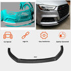 Audi A3 2012–2020 Priekšējā bampera lūpa Lip V5 (S-Line Sedan 2017-2020, karbons) foto 2