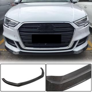 Priekšējā bampera lūpa Lip V5 (S-Line Sedan 2017-2020, karbons) Audi A3 2012–2020 foto 1