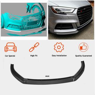 Priekšējā bampera lūpa Lip V5 (S-Line Sedan 2017-2020, karbons) Audi A3 2012–2020 foto 2