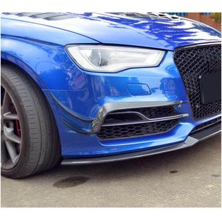 Priekšējā bufera uzlikas (S-Line Sedan 2012-2016, oglekļa šķiedra) Audi A3 2012–2020 foto 2