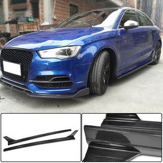 Sānu sliekšņi V4 (S-Line Sedan, karbonis) Audi A3 2012–2020 foto 1