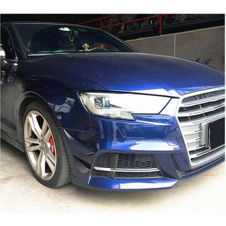 Priekšējā bampera uzlikas (S-Line Sedan 2017-2020, oglekļa šķiedra) Audi A3 2012–2020 foto 3