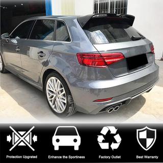 Spoileris V2 (S-Line HB, oglekļa šķiedra) foto 2