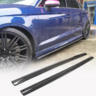 Audi A3 2012–2020 Sānu sliekšņi V3 (S-Line Sedan, oglekļa šķiedra) foto 1