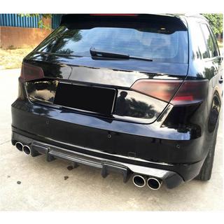 Aizmugurējā bampera difuzors V1 (S-Line HB 2012-2016, Carbon) Audi A3 2012–2020 foto 3