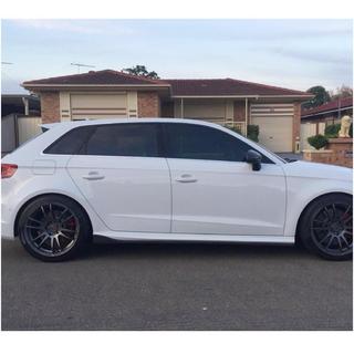 Sānu sliekšņi (S-Line HB 2012-2016, oglekļa šķiedra) Audi A3 2012–2020 foto 3