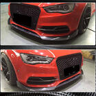 Audi A3 2012–2020 Priekšējā bampera lūpa Lip V2 (S-Line Sedan 2012-2016, oglekļa šķiedra) foto 3