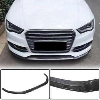 Priekšējā bampera lūpa Lip V1 (S-Line Sedan 2012-2016, oglekļa šķiedra) Audi A3 2012–2020 foto 1