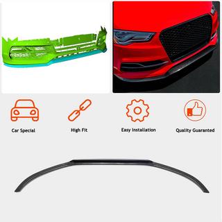 Priekšējā bampera lūpa Lip V1 (S-Line Sedan 2012-2016, oglekļa šķiedra) Audi A3 2012–2020 foto 2