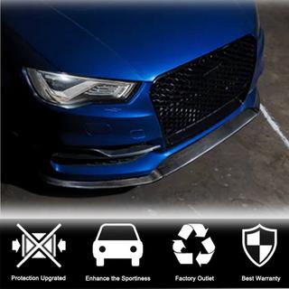 Priekšējā bampera lūpa Lip V1 (S-Line Sedan 2012-2016, oglekļa šķiedra) Audi A3 2012–2020 foto 3