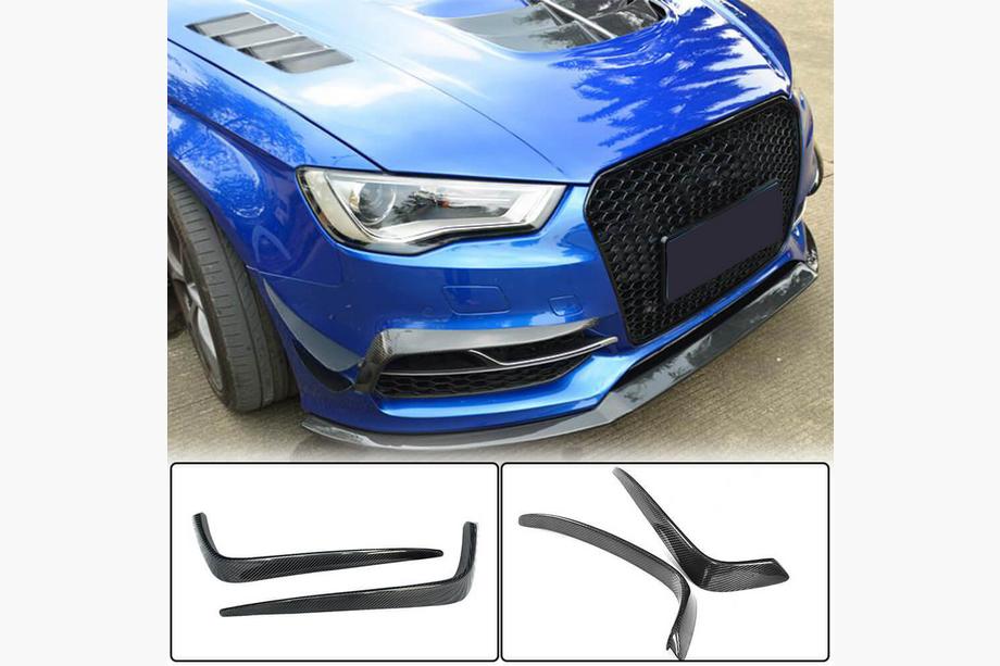Audi A3 2012–2020 Miglas lukturu apdares (S-Line Sedan 2012-2016, oglekļa šķiedra) Image
