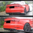 Audi A3 2012–2020 Aizmugurējā bampera difuzors V3 (S-Line Sedan 2012-2016, oglekļa šķiedra) foto 3