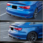 Audi A3 2012–2020 Aizmugurējā bampera difuzors V2 (S-Line Sedan 2012-2016, oglekļa šķiedra) foto 5