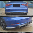 Audi A3 2012–2020 Aizmugurējā bufera uzlikas Flap (S-Line Sedan 2012-2016, oglekļa šķiedra) foto 3