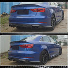 Audi A3 2012–2020 Aizmugurējā bufera uzlikas Flap (S-Line Sedan 2012-2016, oglekļa šķiedra) foto 4
