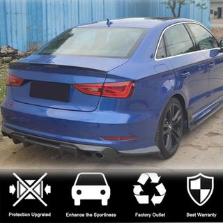 Aizmugurējā bufera uzlikas Flap (S-Line Sedan 2012-2016, oglekļa šķiedra) Audi A3 2012–2020 foto 2