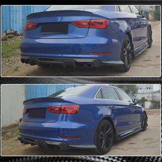 Aizmugurējā bufera uzlikas Flap (S-Line Sedan 2012-2016, oglekļa šķiedra) Audi A3 2012–2020 foto 4