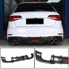 Audi A3 2012–2020 Aizmugurējā bampera difuzors V1 (S-Line HB 2017-2020, karbons) foto 1