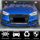 Audi A3 2012–2020 Priekšējā bufera lūpa Lip V4 (S-Line Sedan 2017-2020, oglekļa šķiedra) foto 2