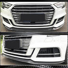 Audi A3 2012–2020 Priekšējā bufera lūpa Lip V3 (S-Line Sedan 2017-2020, karbons) foto 3