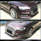 Audi A3 2012–2020 Priekšējā bufera lūpa Lip V3 (S-Line Sedan 2017-2020, karbons) foto 4