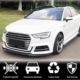 Priekšējā bufera lūpa Lip V3 (S-Line Sedan 2017-2020, karbons) Audi A3 2012–2020 foto 2