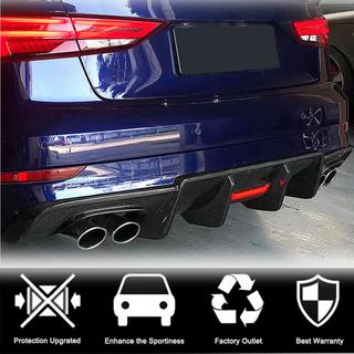 Aizmugurējā bufera difuzors V3 (S-Line Sedan 2017-2020, oglekļa šķiedra) Audi A3 2012–2020 foto 2