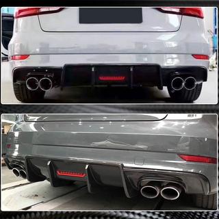 Aizmugurējā bufera difuzors V3 (S-Line Sedan 2017-2020, oglekļa šķiedra) Audi A3 2012–2020 foto 4
