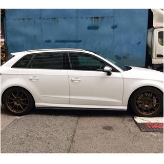 Sānu sliekšņi V1 (S-Line HB, oglekļa šķiedra) Audi A3 2012–2020 foto 2