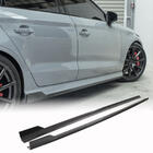 Audi A3 2012–2020 Sānu sliekšņi V1 (S-Line Sedan, oglekļa šķiedra) foto 1