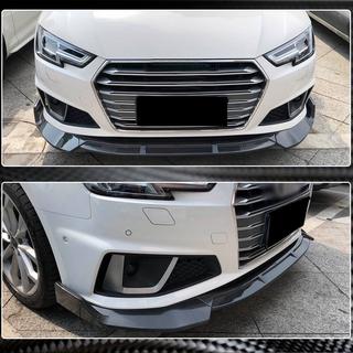 Priekšējā bufera lūpa Lip V1 (S-Line Sedan 2015-2019, oglekļa šķiedra) foto 3