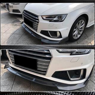 Priekšējā bufera lūpa Lip V1 (S-Line Sedan 2015-2019, oglekļa šķiedra) foto 4