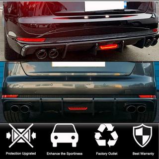 Aizmugurējā bampera difuzors V1 (S-Line Sedan 2015-2019, karbons) foto 2