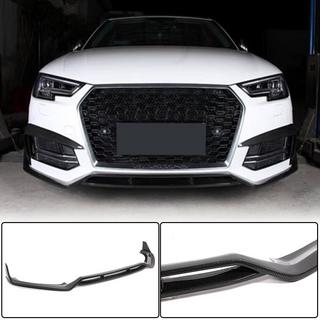 Priekšējā bampera lip spoileris Lip V2 (S-Line Sedan 2015-2019, karbons) foto 2