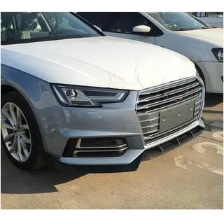 Priekšējā bufera lūpa Lip V5 (S-Line Sedan 2015-2019, karbons) foto 3