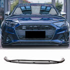 Audi A4 B9 2015–2024 Priekšējā bampera uzlika Lip V2 (S-Line Sedan 2019-2024, oglekļa šķiedra) foto 1