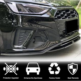 Priekšējā bampera uzlika Lip V2 (S-Line Sedan 2019-2024, oglekļa šķiedra) foto 3